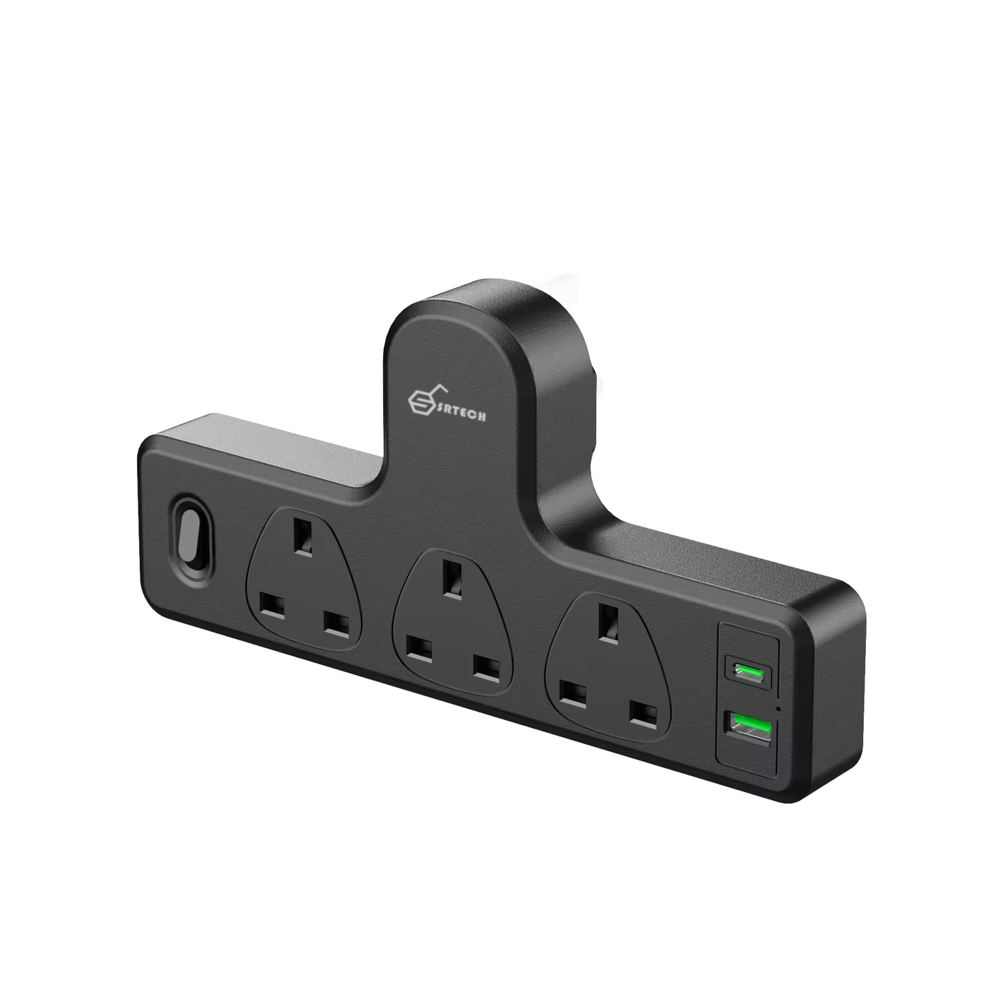 SRTECH 5-in-1 Multifunction UK Wall Socket