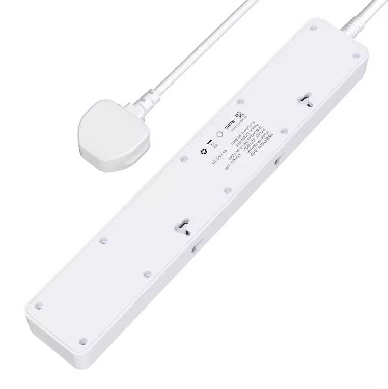 SRTECH 8-in-1 White Power Strip