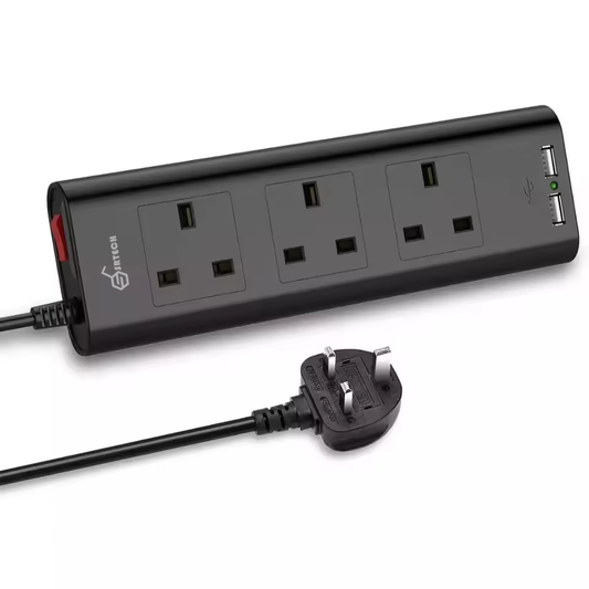 SRTECH 3-Outlet Curved Power Strip