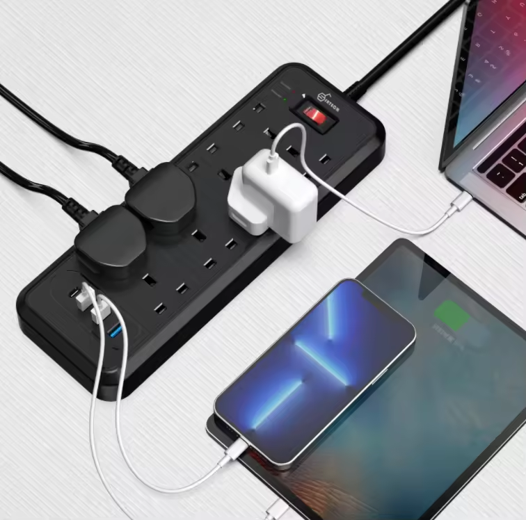 SRTECH 8-Outlet Power Strip with USB-C