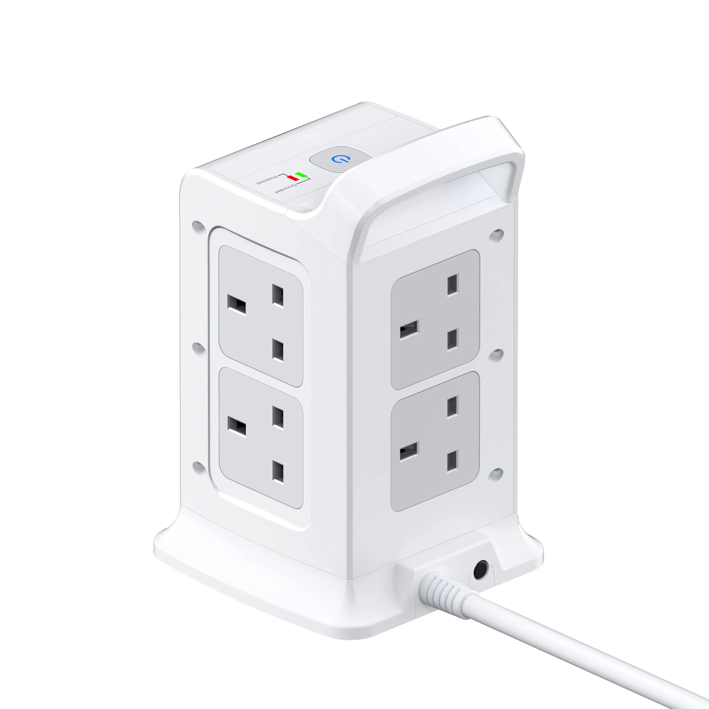 SRTECH 11-in-1 2M UK Tower Power Strip